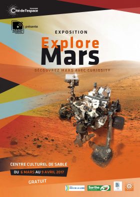 Affiche Explore Mars internet
